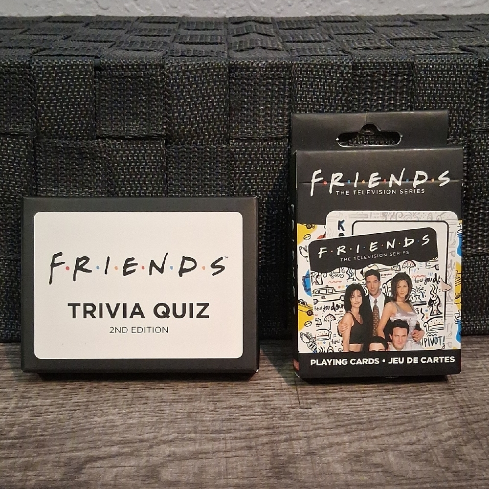 FRIENDS Trivia Quiz Cards And Playing Cards